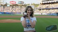 Emily Rudd as seen on the pitch (Image Source: ONE PIECE Official YouTube Channel)
